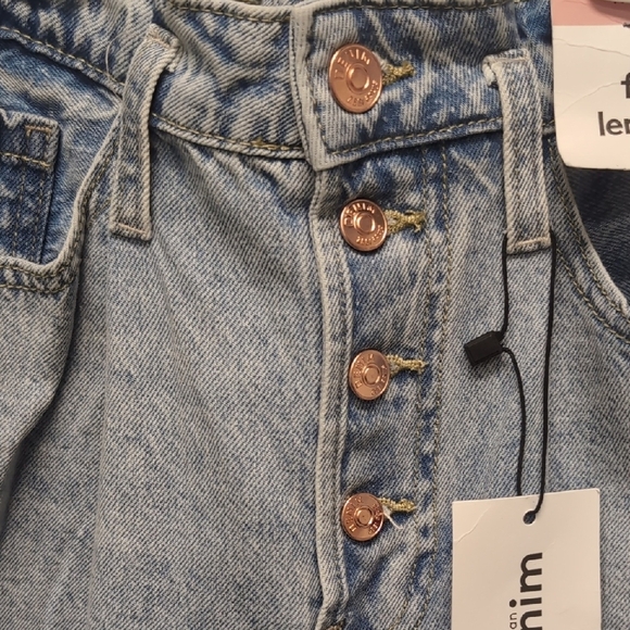 Lefties Blue High Rise Slim Fit Jeans. Size 36 Euro (Approx 26-27 US). NWT. - Picture 3 of 13